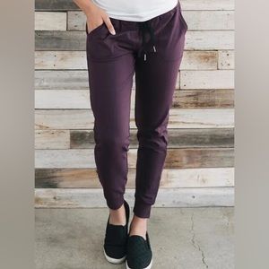 ZYIA Small Plum Unwind Joggers